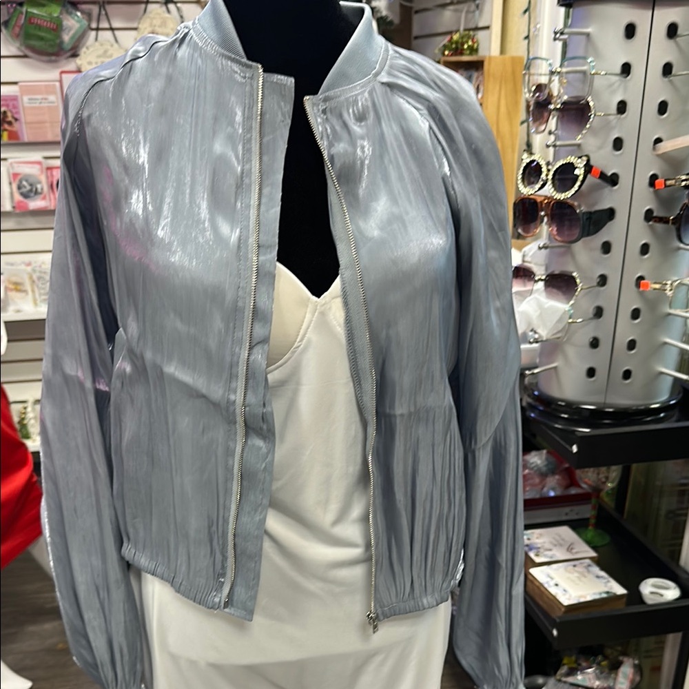 Stylish Silver Women's Jacket - image 1